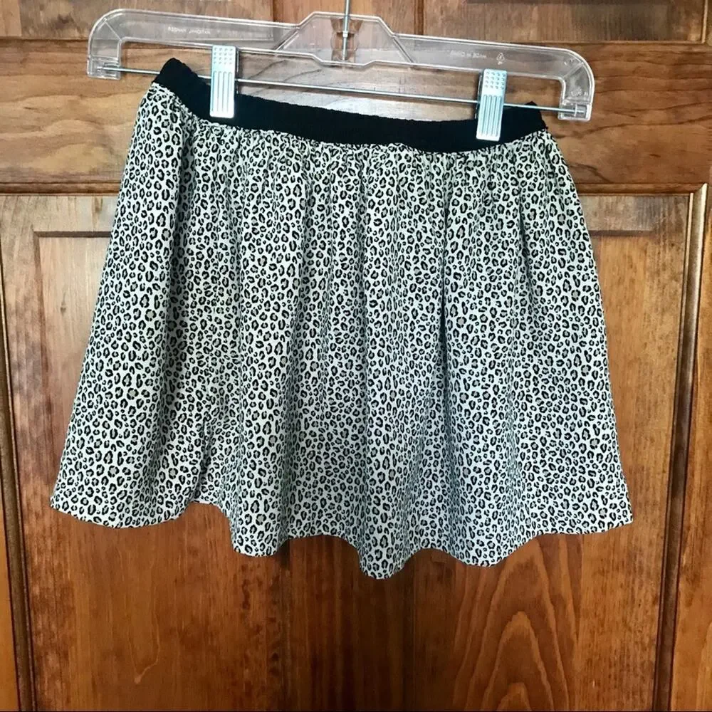 Gymboree Leopard Print Girl's Skirt Sz S